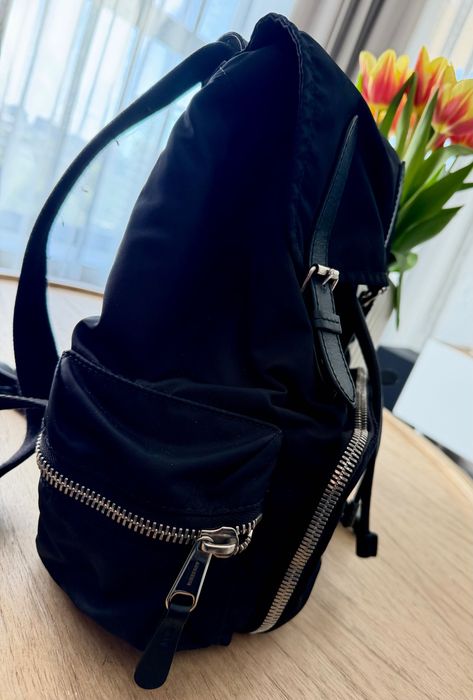 BURBERRY Medium Rucksack Eco Nylon Backpack – Black (Style 8021261)