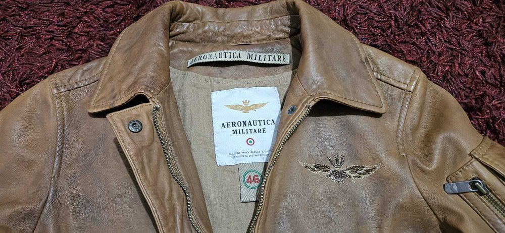 geaca piele femei Aeronautica Militare