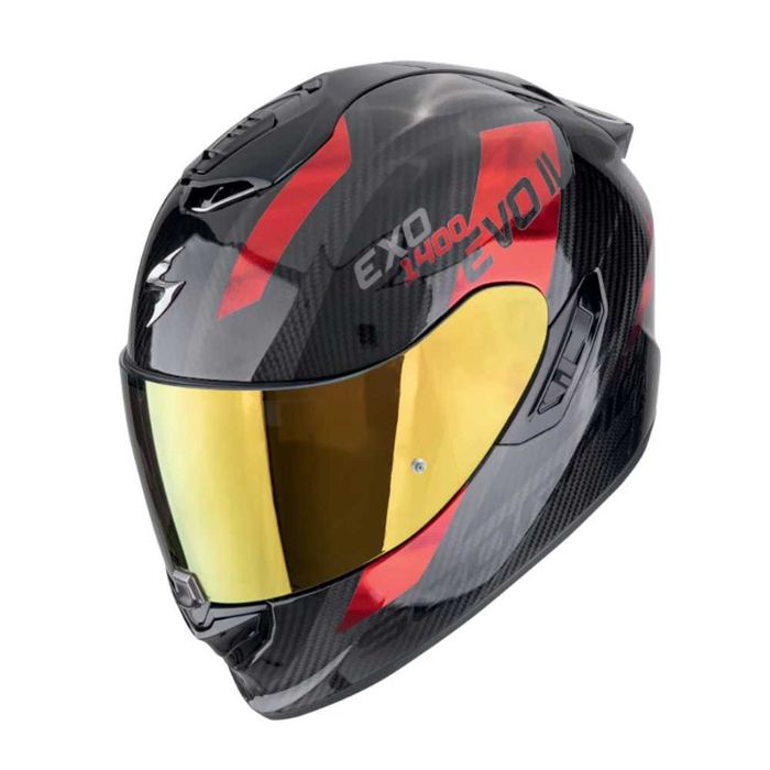 Каска Scorpion Exo-1400 Evo II Carbon Air Platted