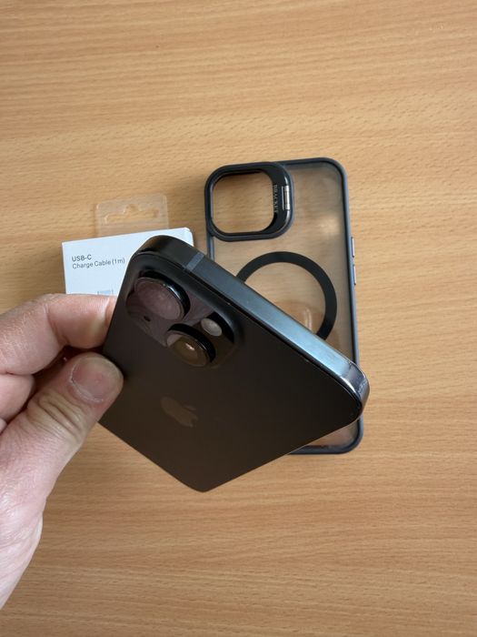 iPhone 15 Black, stare foarte buna, cu 100% baterie, in garantie