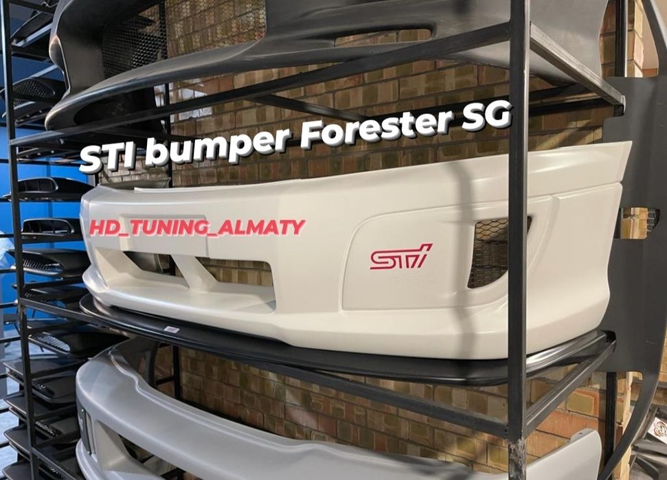 Бампер передний STI Subaru Forester SG Дорестайлинг