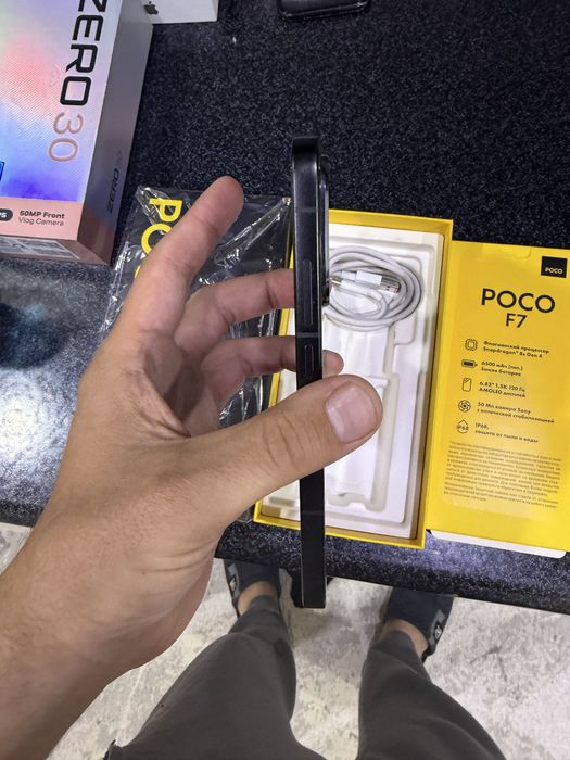 poco f7 pamit 8.256g holati yahwi koropka dak bor oqip qlila