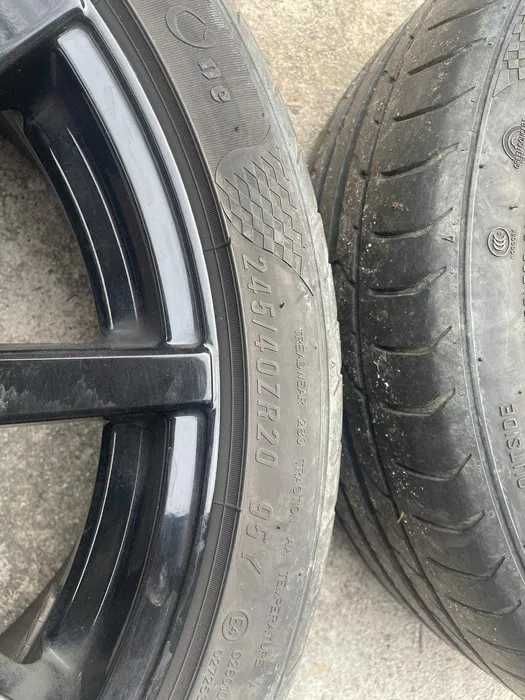 Jante BMW TA-Technix XF2 Bright Black R20 + cauciucuri MAXXIS cadou