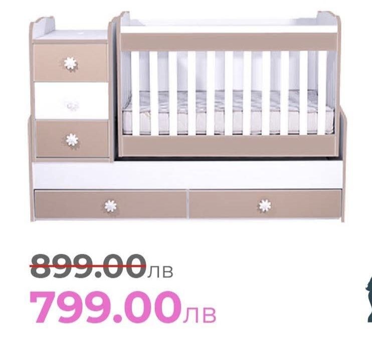 Детско легло 2 в 1