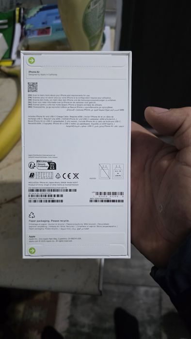 •IPhone Air /256 culoare negru sigilat liber în orice companie