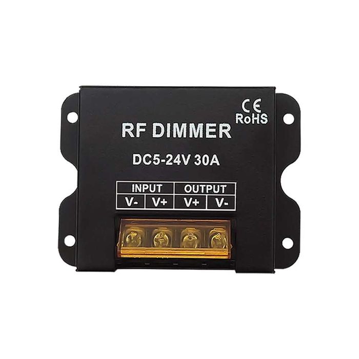 Dimmer Bandă LED 5V 12V 24V 30A cu Telecomandă RF – Controller DC