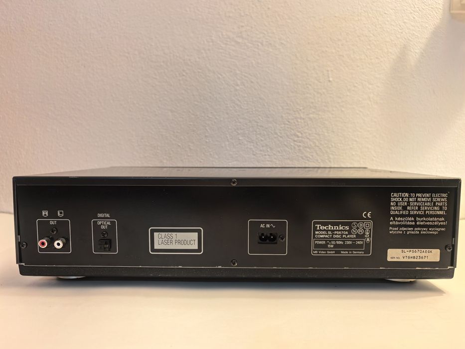 CD Player Technics SL PS670A cu telecomanda originala