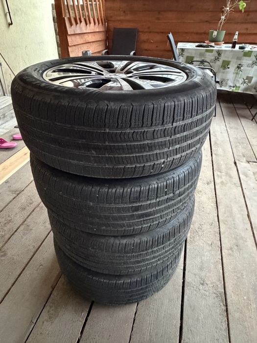Jante aliaj originale Mercedes plus anvelope Dunlop M+S