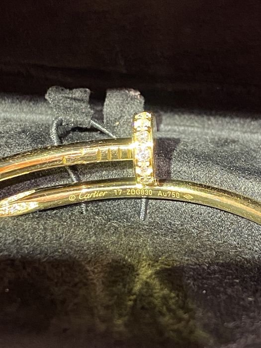 Золотой браслет Cartier