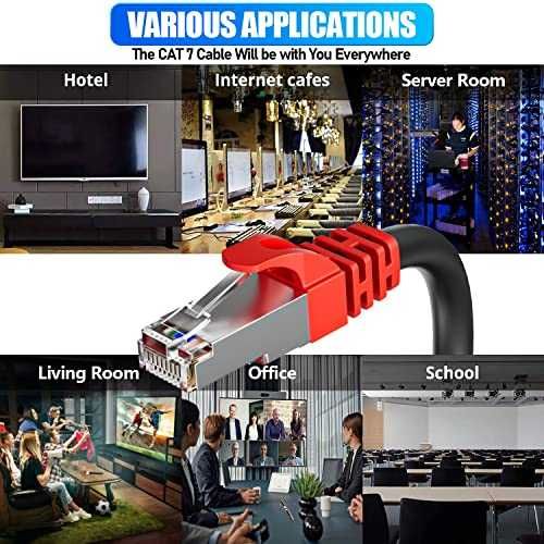 Cat 7 LAN кабел 30м RJ45 SFTP 10Gbps за външен монтаж