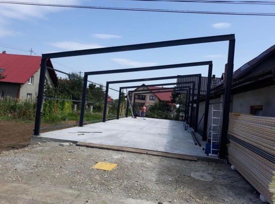 Vand hala metalica 8x12 din europrofile