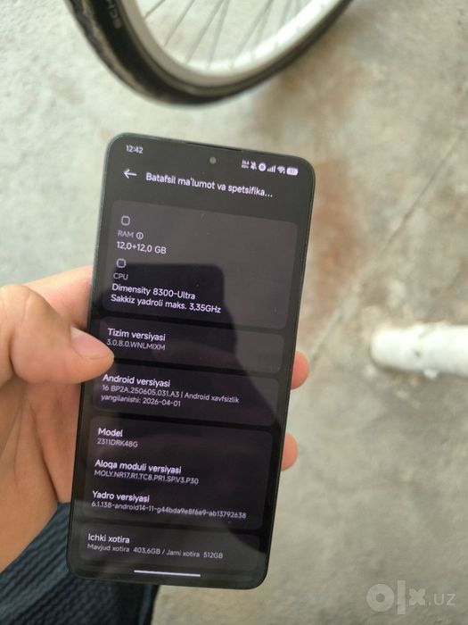 Poco x 6 pro 5G 12/516