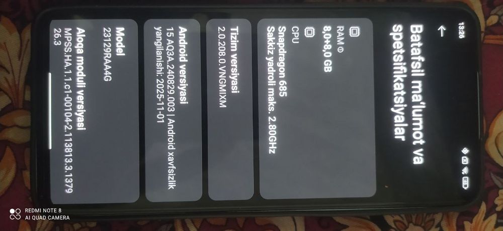 Redmi note 13 4 G