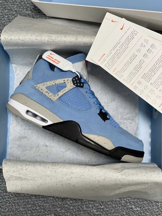 Nike Jordan Retro 4 University Blue Мъжки Дамски Маратонки 36-47
