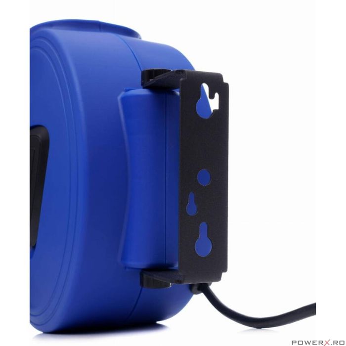 Cablu electric prelungitor cu tambur retractabil automat, 20m, Kraft