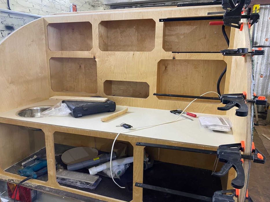 Прицеп кемпер капля. Прицеп дача. Чертежи для самостоятельной сборки ...