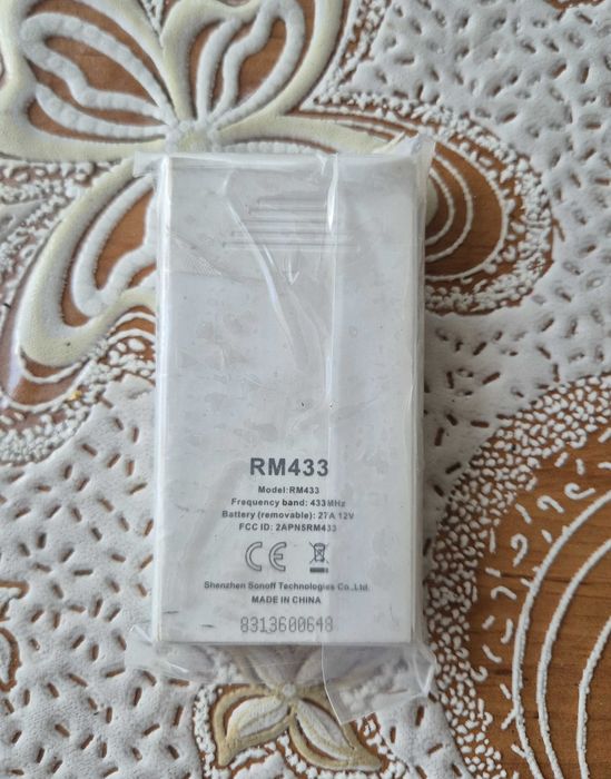 SONOFF RM433 Дистанционно за отдалечено управление