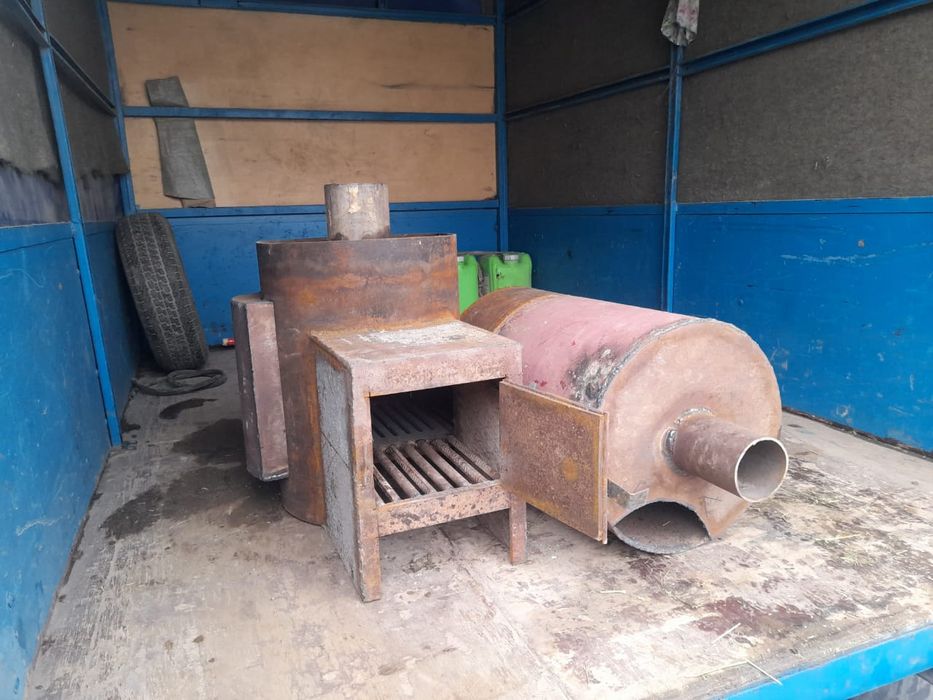 Печ для бани. Котел