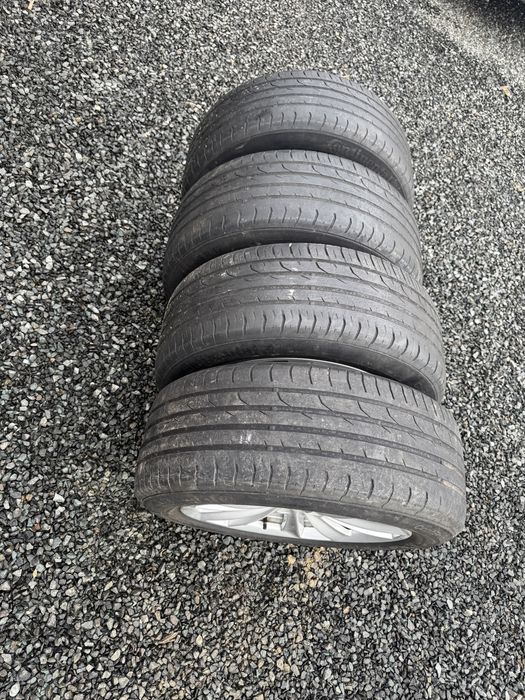 Jante bmw R17 5x120 cu anvelope de vara