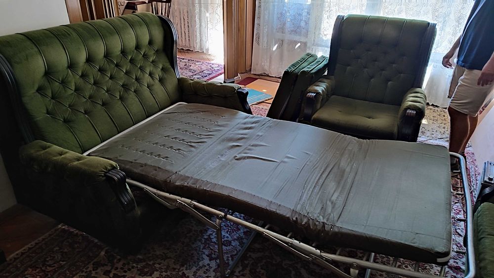 Мека мебел - тройка, двойка, кресло, табуретка