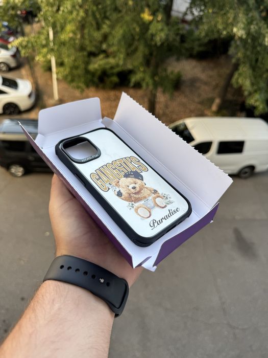 Husa MobilFox Pro Shock MagSafe Gangsta Bear - Apple iPhone 15