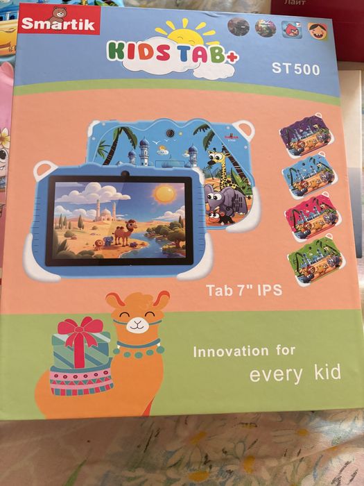 Новый детский планшет Smartik Kids Tab+ ST500 7” Android 14 (6/128 ГБ)
