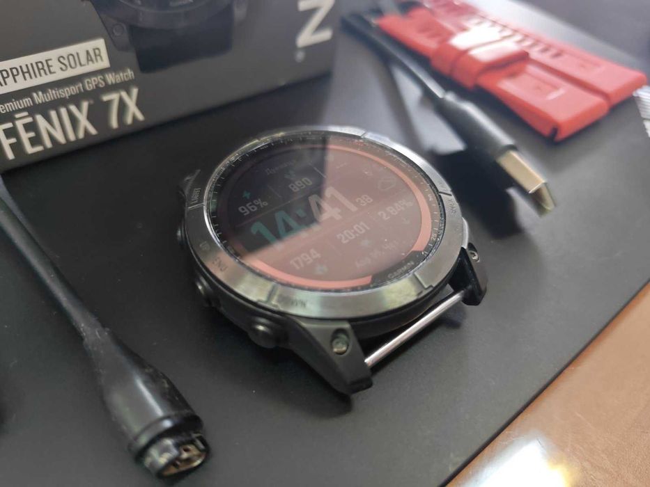 Garmin Fenix 7X Sapphire Solar Titanium 51mm