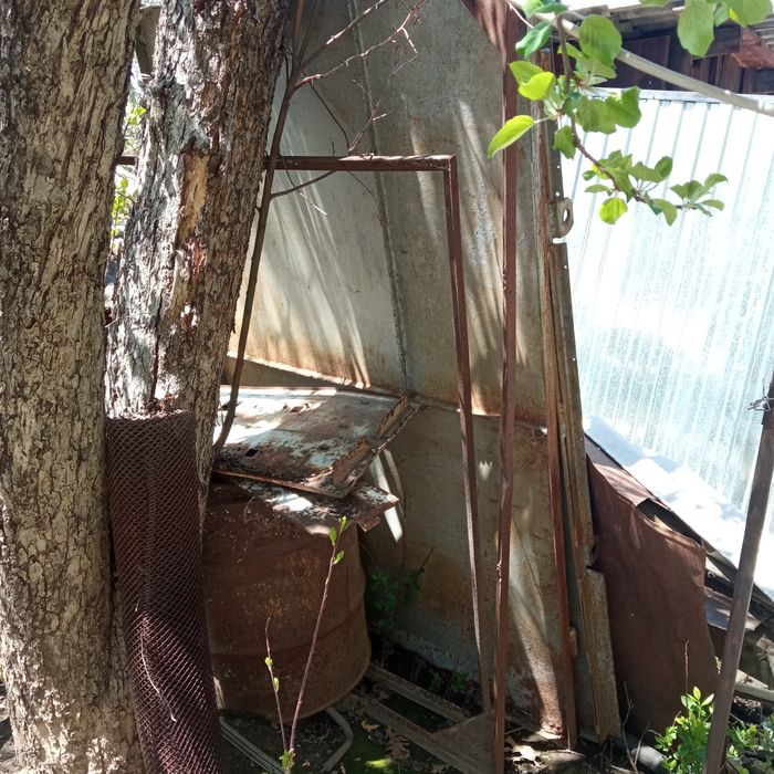 Ворота гаражные металлические.