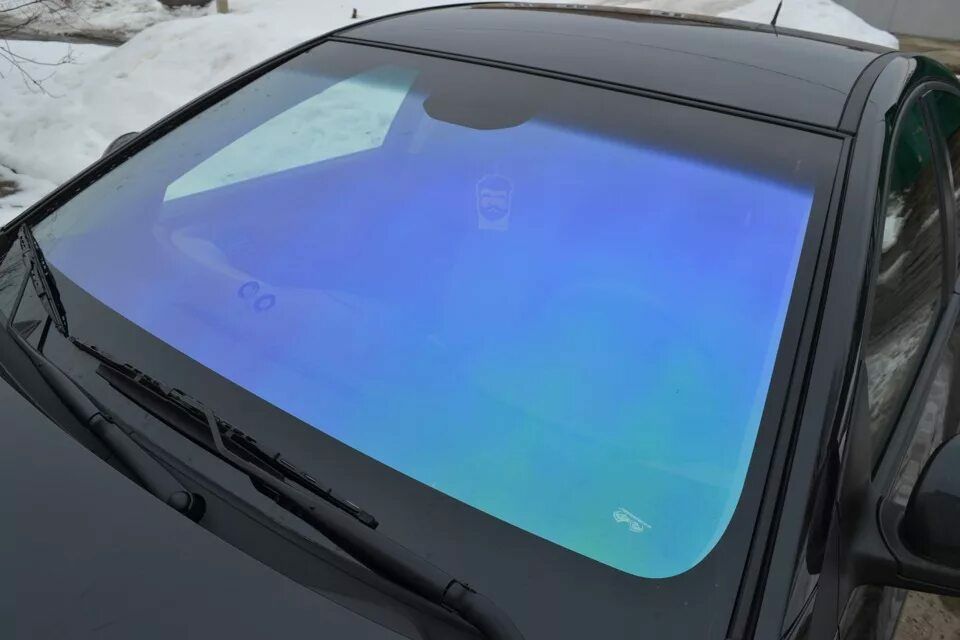 Лобовой  стекла с антиблик плёнкой