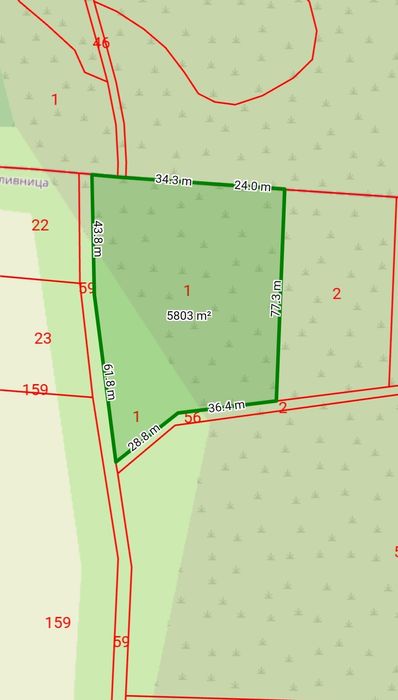 Продава се земеделска земя в близост до магистрала Европа