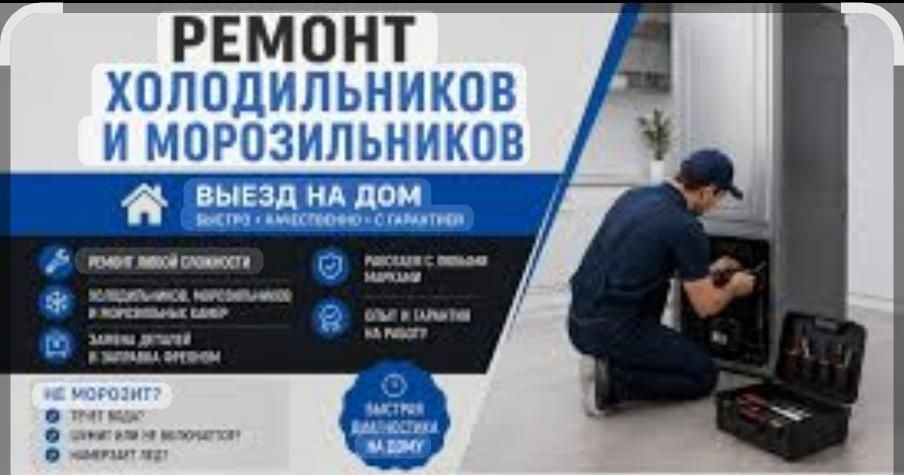 Ремонт холодильника на дому. Шымкент