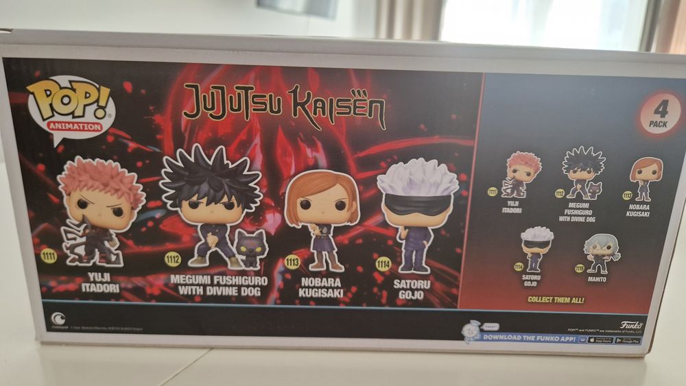 Redus 60% SIGILAT! Set 4 Figurine Funko Pop Animation Jujutsu Kaisen S1