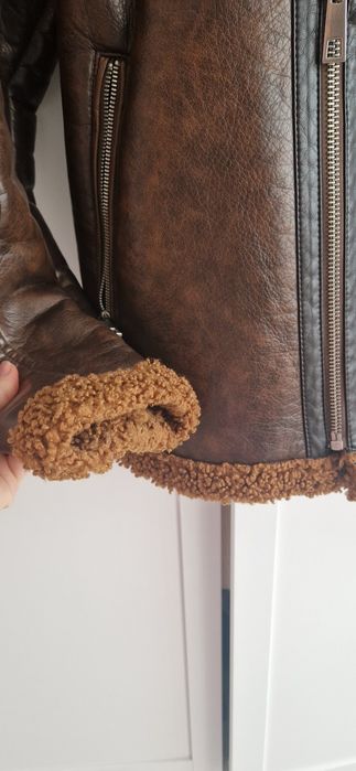 Мъжко кожено яке Zara