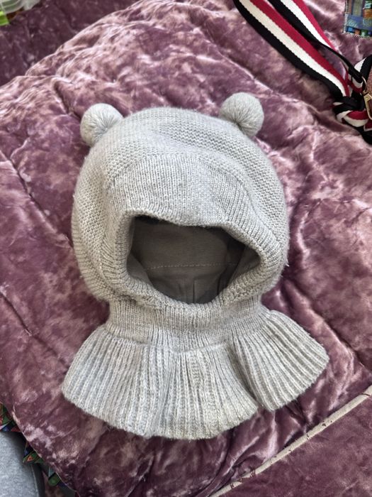 детская шапка скафандр зимняя