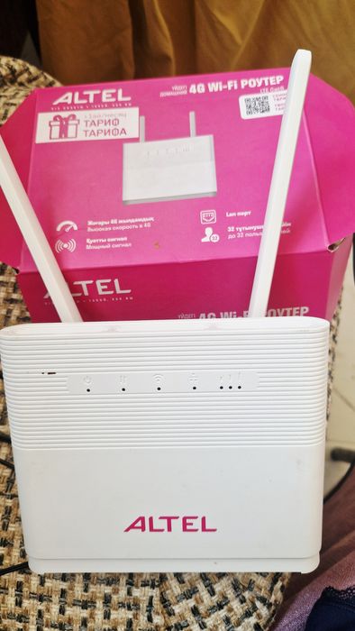 Мощный домашний 4G+ Wi-Fi роутер ALTEL (LTE Cat6)