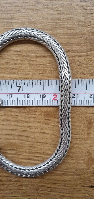 Brățara argint 925 Bali Tulang Naga sau Dragon Bone 39.5 gr