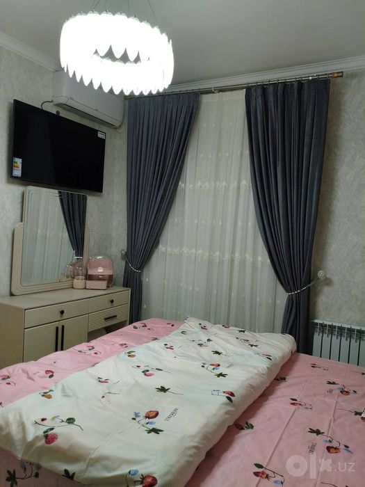 Uchtepa tumani O'rikzor residence. 5-qavat, 70kv, 3 xona, 2 ta sanuzel
