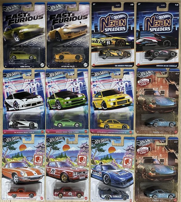 Hot Wheels Ferrari Audi Porsche Tesla BMW Mercedes Treasure Hunt