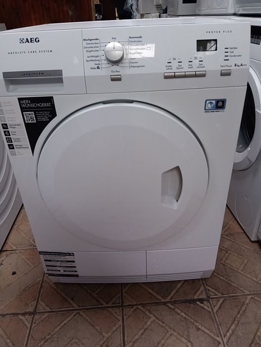 Сушилня с термопомпа АЕГ Aeg Protex Plus A+++ 8кг 2 години гаранция!