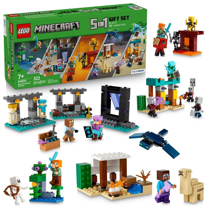 Конструкторы Lego minecraft 66805 ,21276, 21268 Оригинал