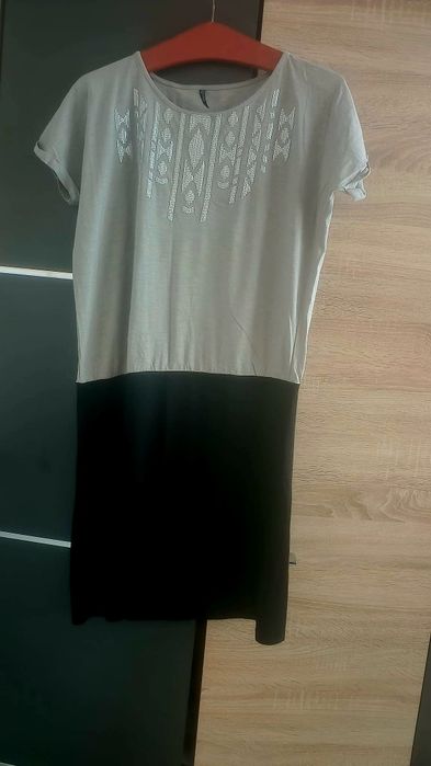 Rochie in doua culori