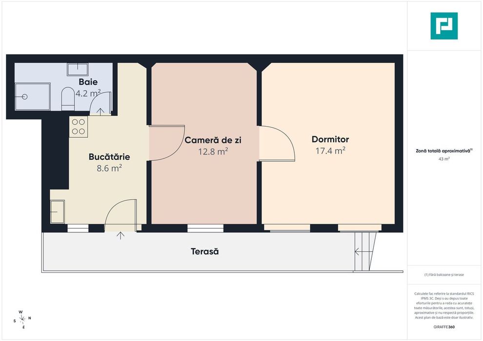 Apartament cu 2 camere | Ultracentral – Arad