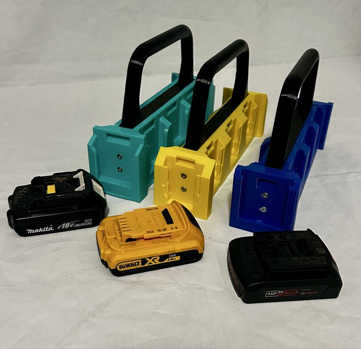 Geanta / Suport acumulatori 8  Milwaukee Dewalt Bosch Makita