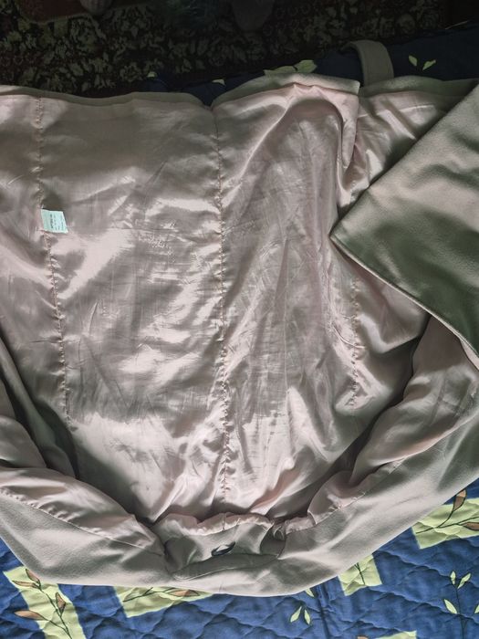 Palton dama roz pudra