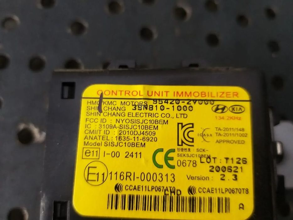 Releu imobilizator kia ceed 2 954202v000 39n8101000