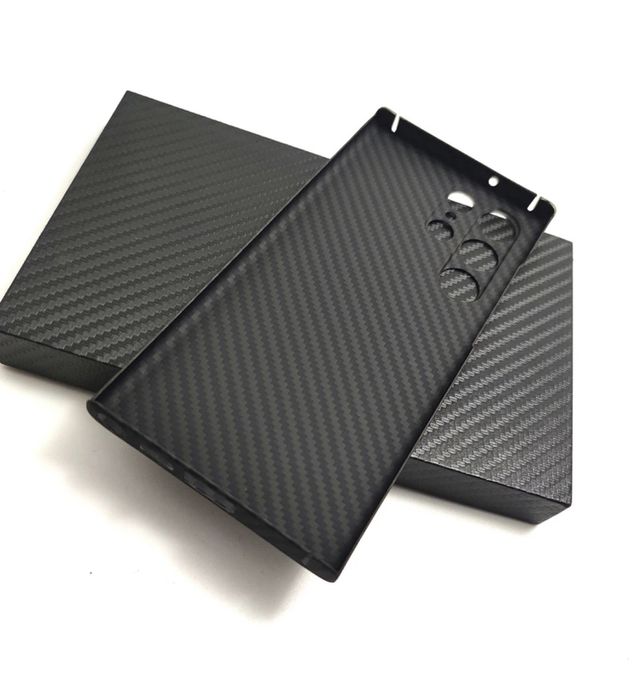 Samsung S22/S23/S24/S25 PLUS ULTRA Husa Aramida Ultra Slim 0,1M Carbon