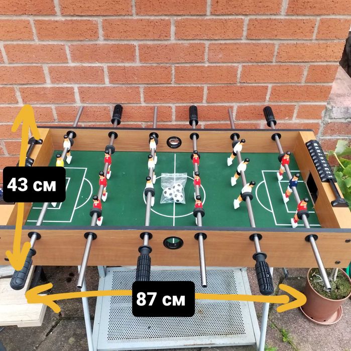 Преносима футболна маса за деца