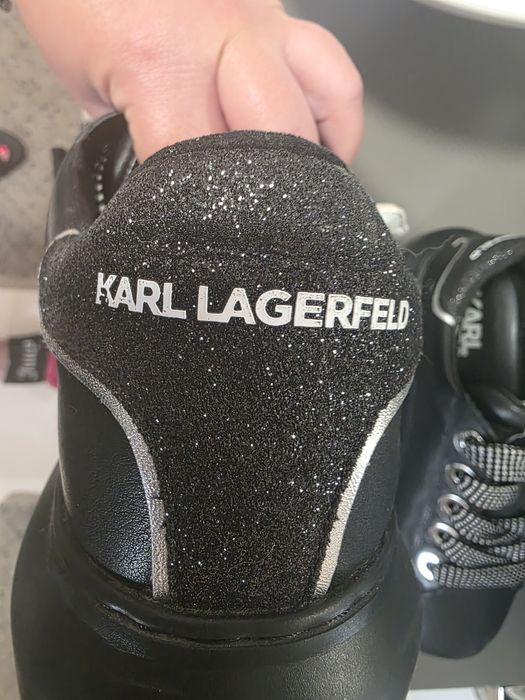 Sneakers karl lagerfeld 37 piele naturala