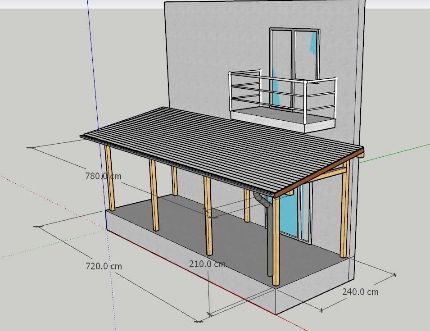 Foisor modern din lemn pe comanda