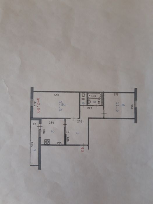 2-ух ком. квартира
